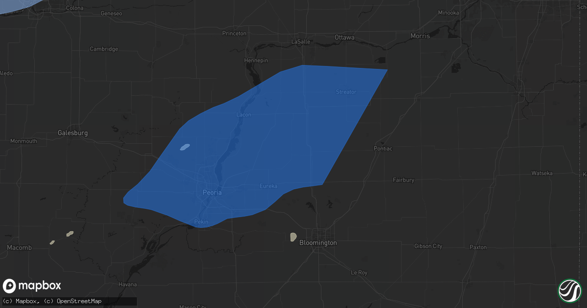 Hail map in Benson, IL on June 10, 2026