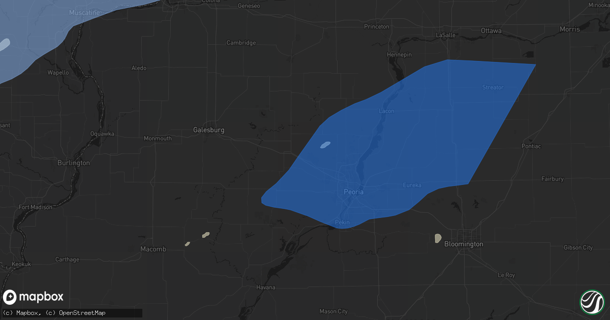 Hail map in Brimfield, IL on June 10, 2026