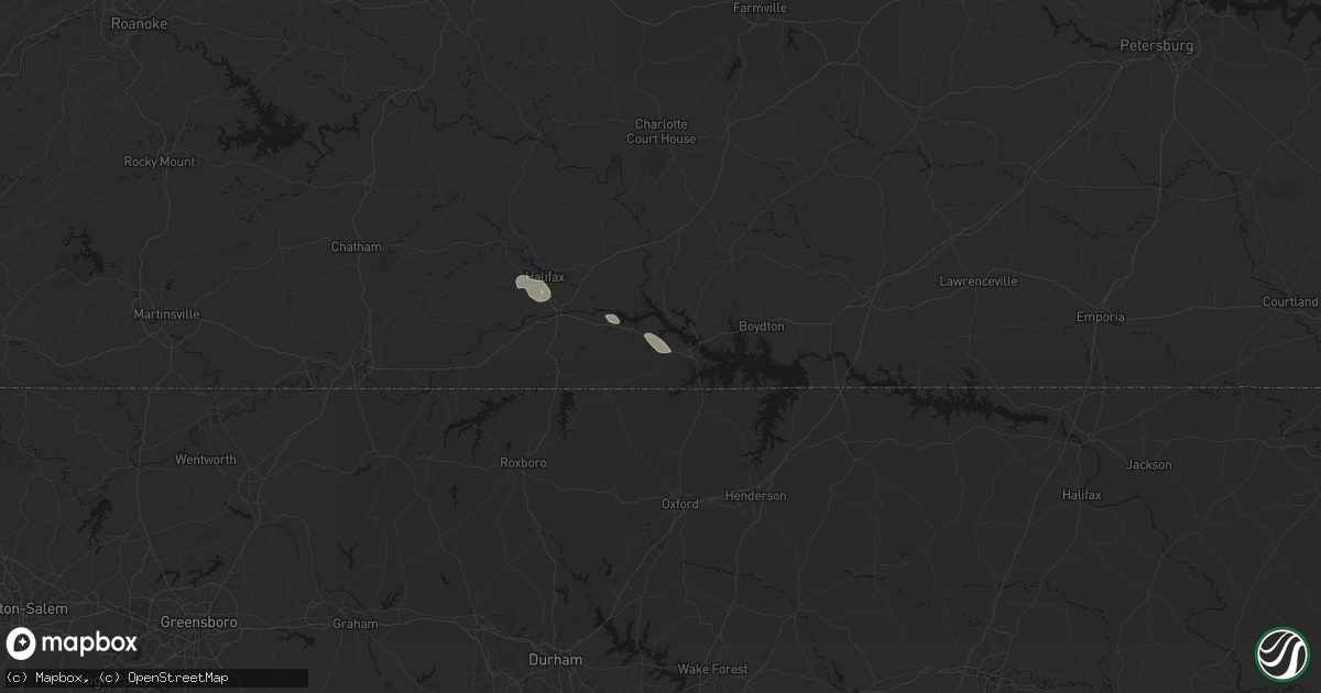Hail map in Buffalo Junction, VA on June 10, 2026