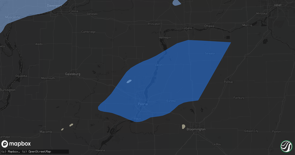 Hail map in Chillicothe, IL on June 10, 2026