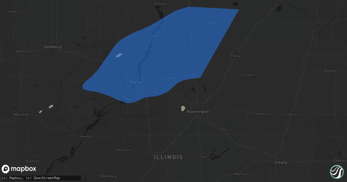 Hail map in Congerville, IL on June 10, 2026