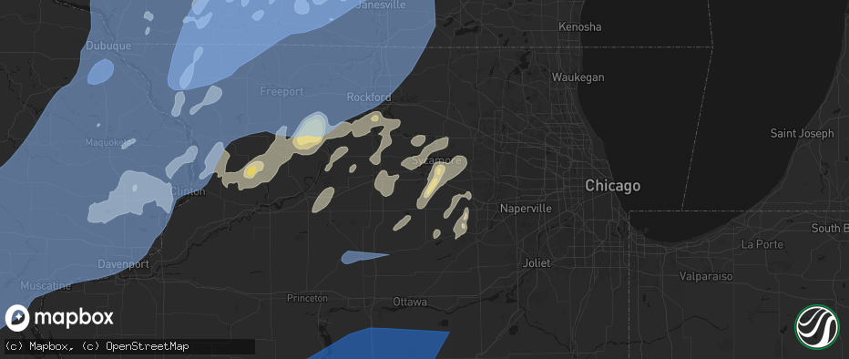 Hail map in Dekalb, IL on June 10, 2026