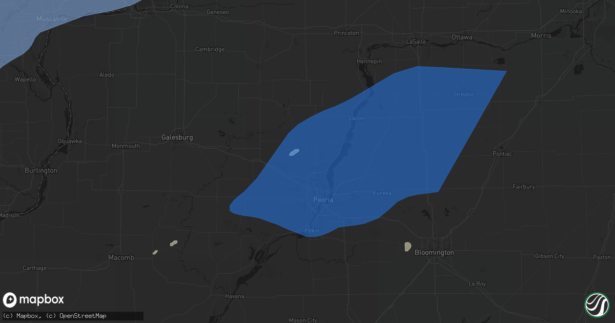Hail map in Dunlap, IL on June 10, 2026