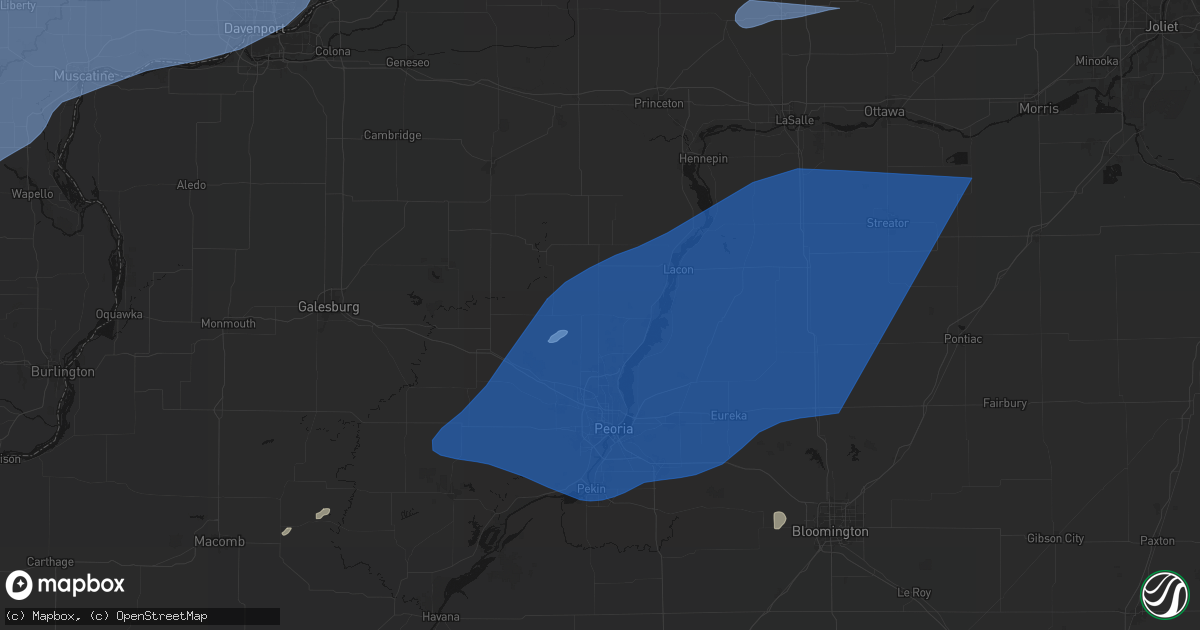 Hail map in Edelstein, IL on June 10, 2026
