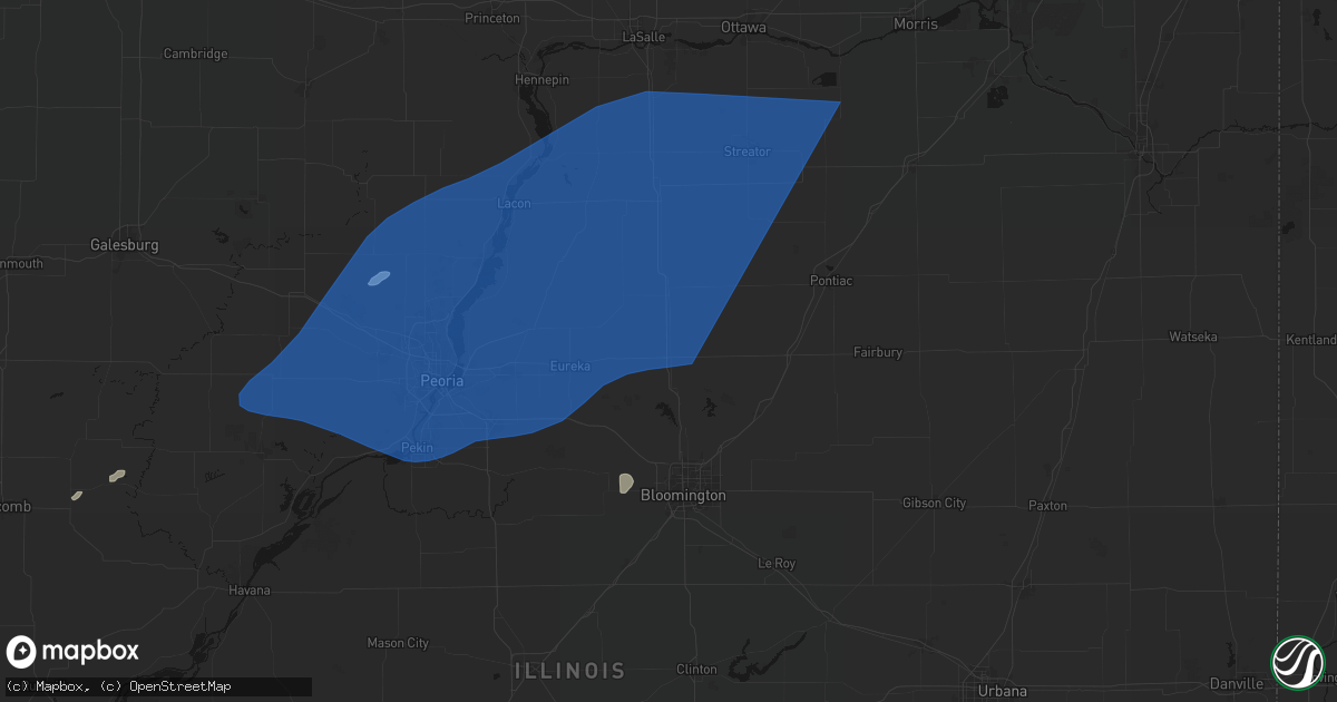 Hail map in El Paso, IL on June 10, 2026