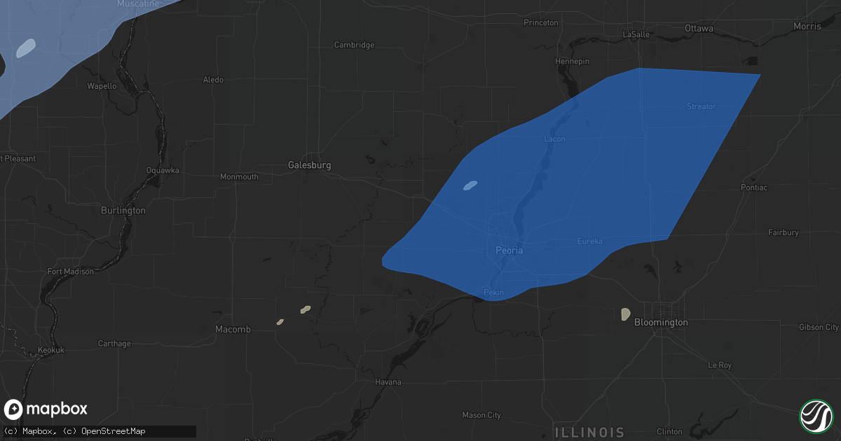 Hail map in Elmwood, IL on June 10, 2026