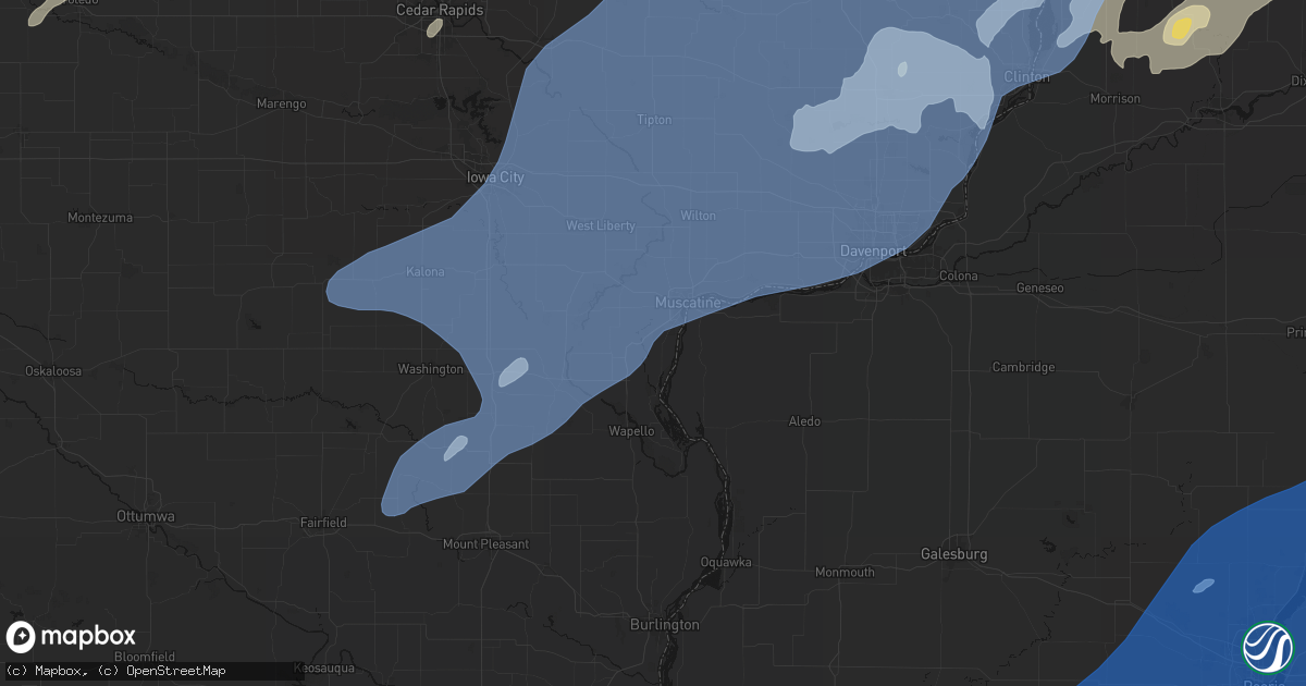 Hail map in Fruitland, IA on June 10, 2026
