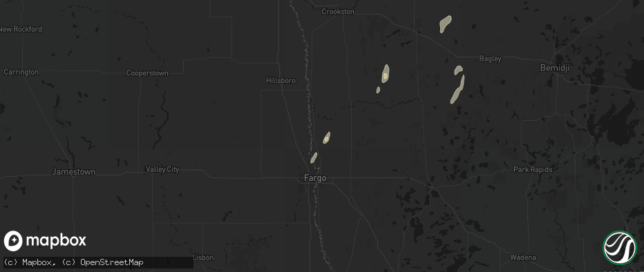 Hail map in Georgetown, MN on June 10, 2026