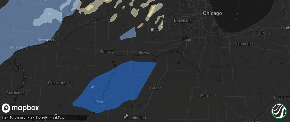 Hail map in Grand Ridge, IL on June 10, 2026