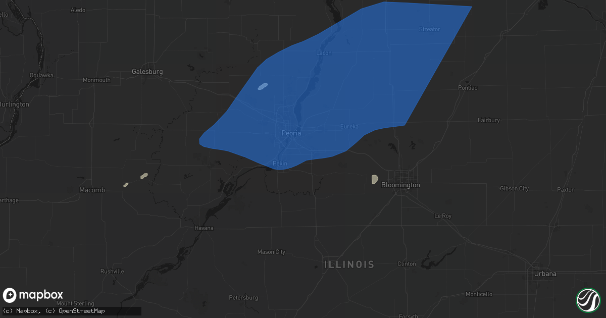 Hail map in Groveland, IL on June 10, 2026
