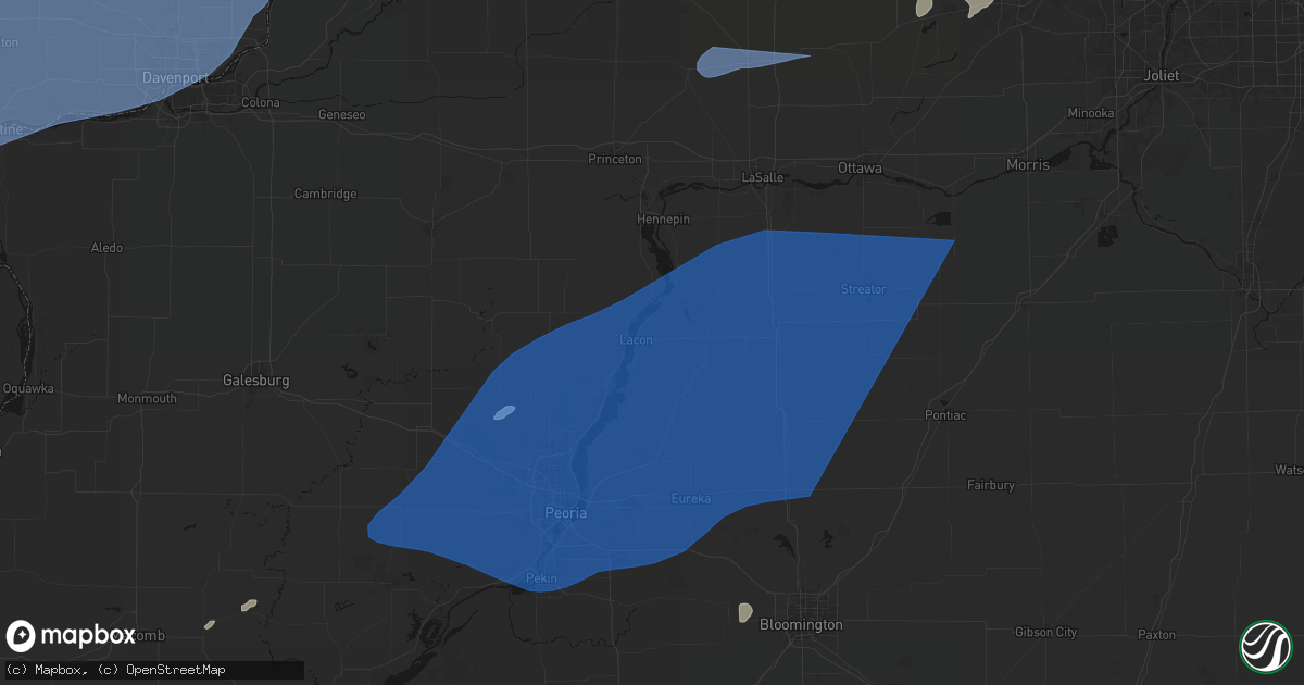 Hail map in Lacon, IL on June 10, 2026