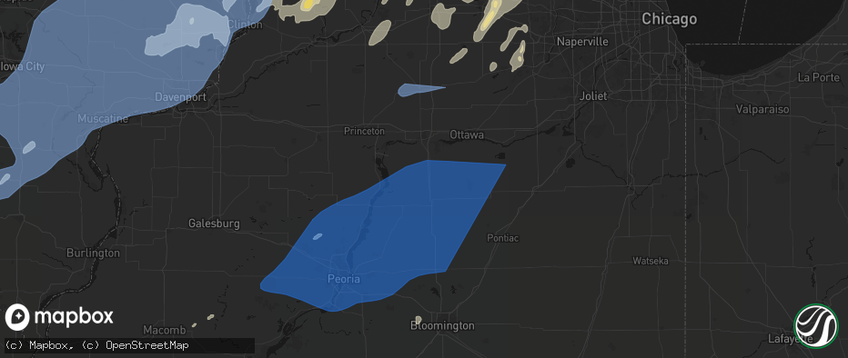 Hail map in Lostant, IL on June 10, 2026