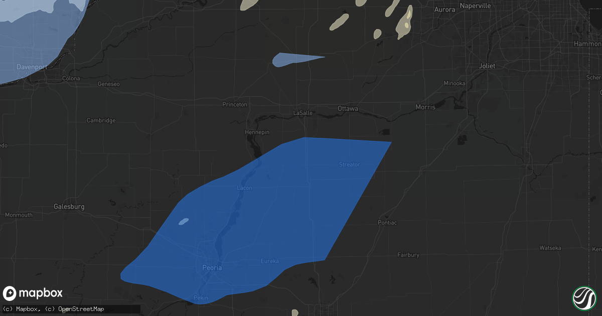 Hail map in Lostant, IL on June 10, 2026