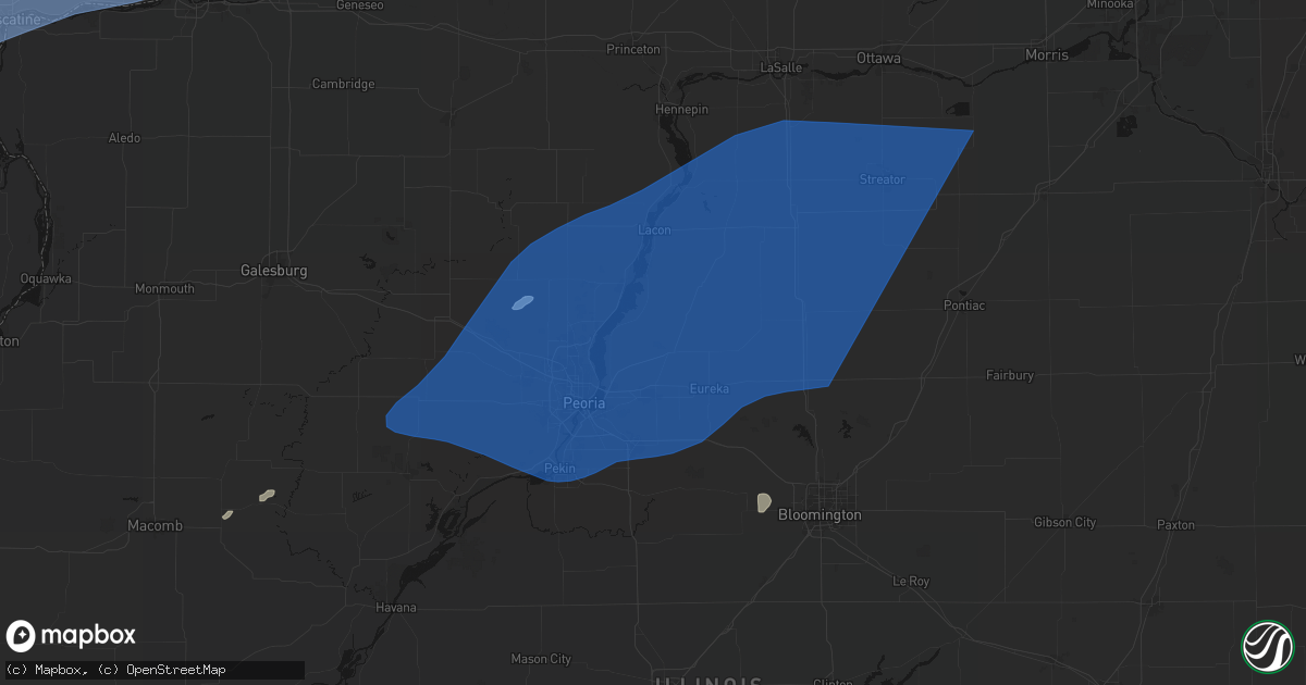 Hail map in Metamora, IL on June 10, 2026