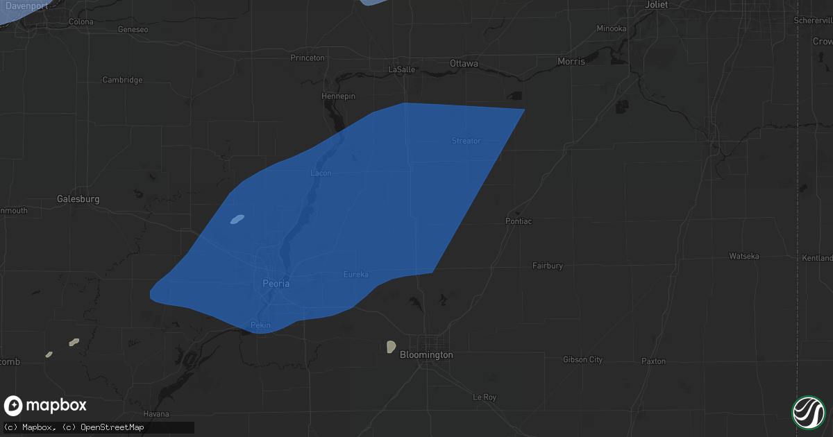 Hail map in Minonk, IL on June 10, 2026