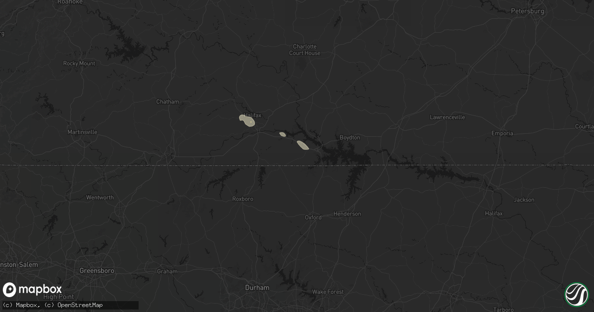 Hail map in Nelson, VA on June 10, 2026