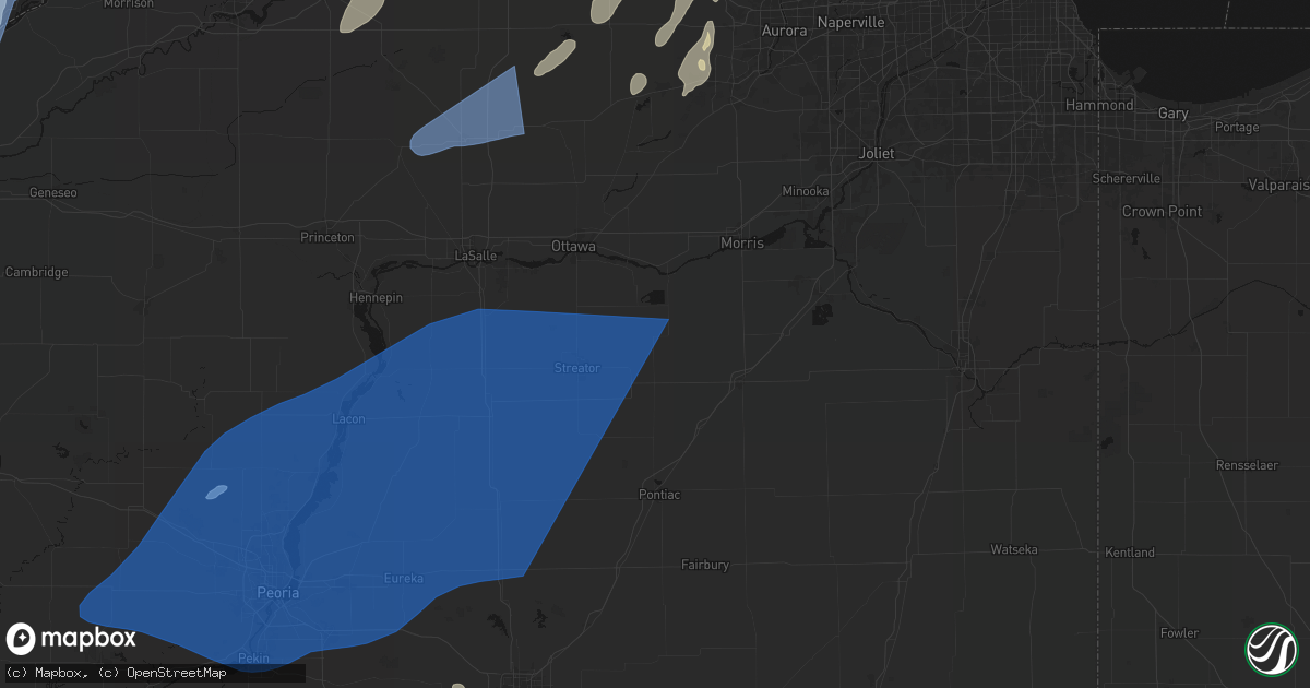 Hail map in Ransom, IL on June 10, 2026
