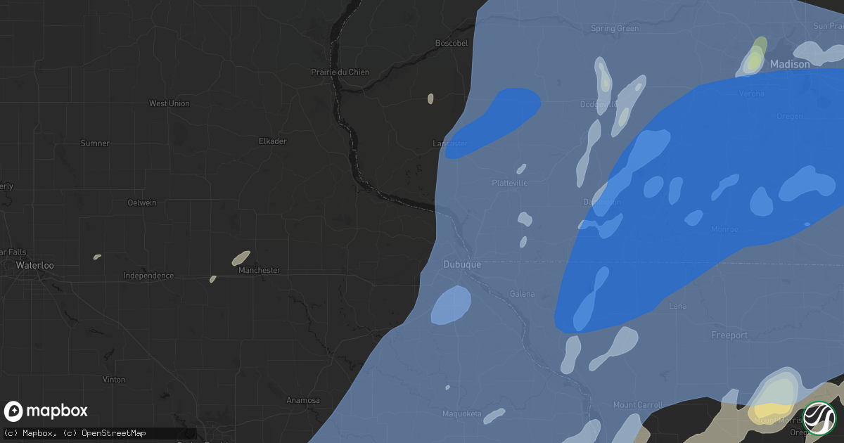 Hail map in Sherrill, IA on June 10, 2026