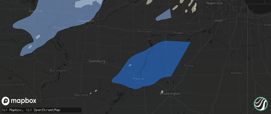 Hail map in Speer, IL on June 10, 2026