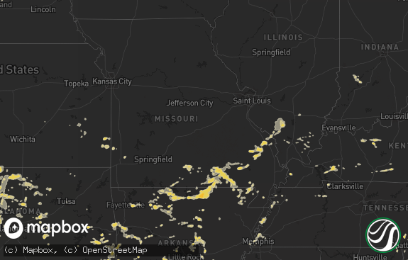 Hail map preview on 06-11-2011