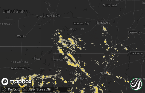 Hail map preview on 06-11-2012