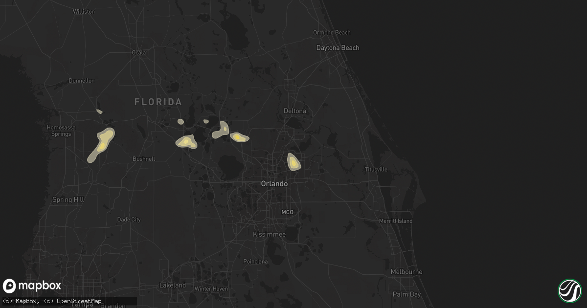 Hail map in Winter Springs, FL on June 11, 2013