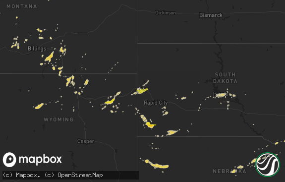 Hail map preview on 06-11-2013