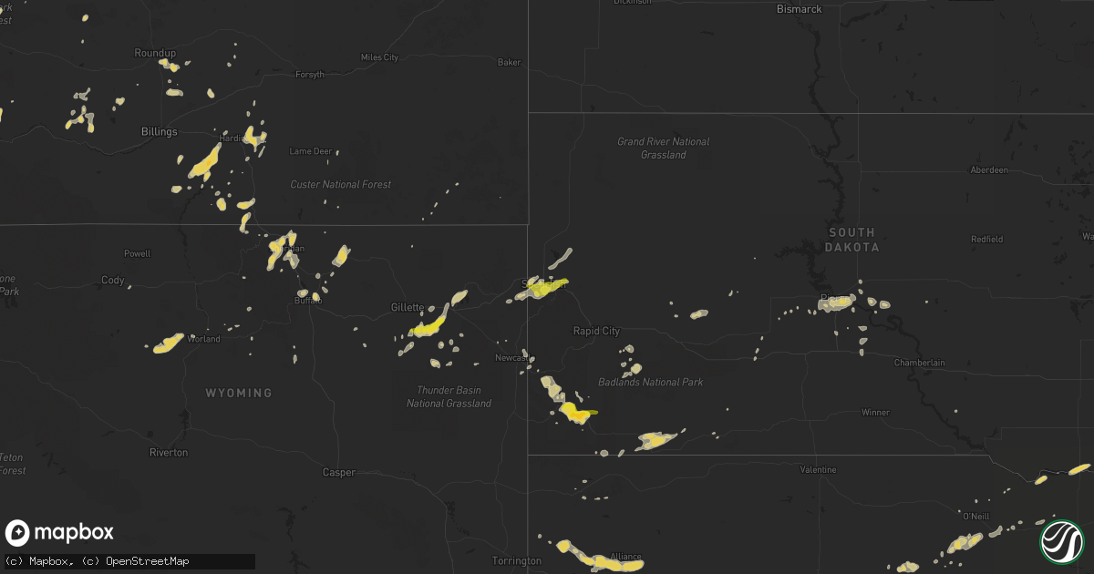 Hail map on June 11, 2013