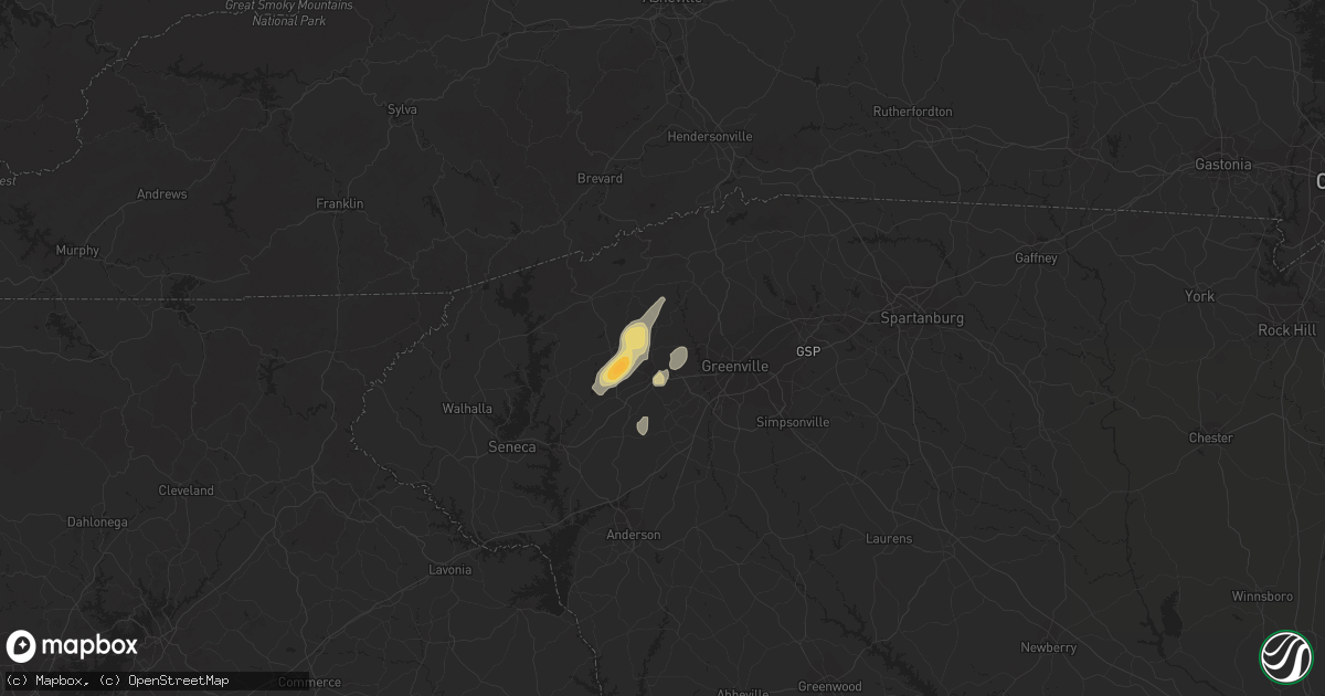 Hail map in Easley, SC on June 11, 2014