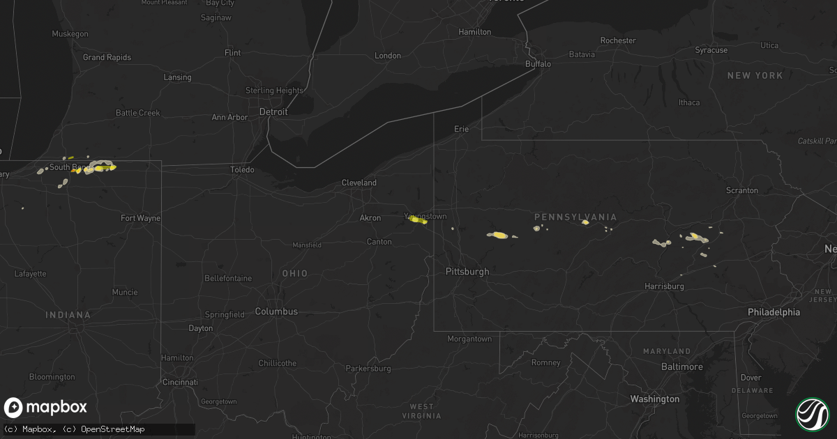 Hail map on June 11, 2015