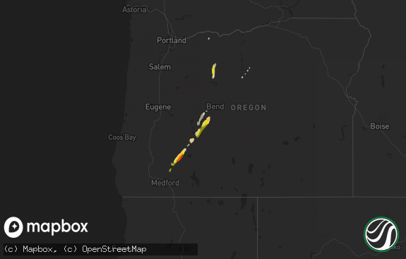 Hail map preview on 06-11-2020