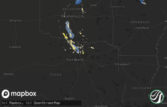 Hail map preview on 06-11-2021