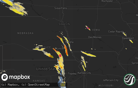 Hail map preview on 06-11-2022