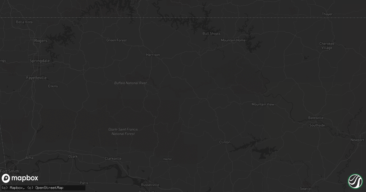 Hail map in Albany, KY on June 11, 2023