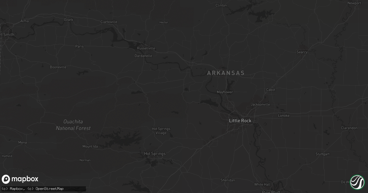 Hail map in Wilburton, OK on June 11, 2023