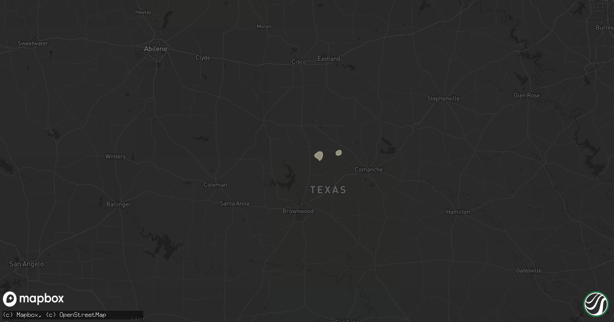 Hail map in May, TX on June 11, 2024