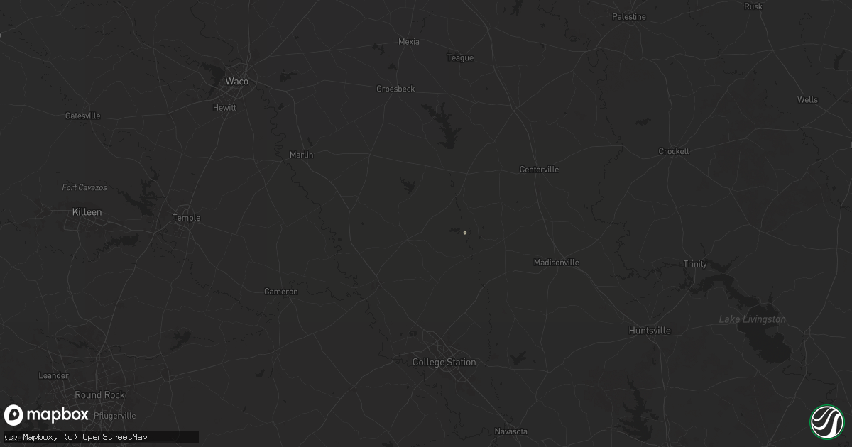 Hail map in Franklin, TX on June 11, 2025