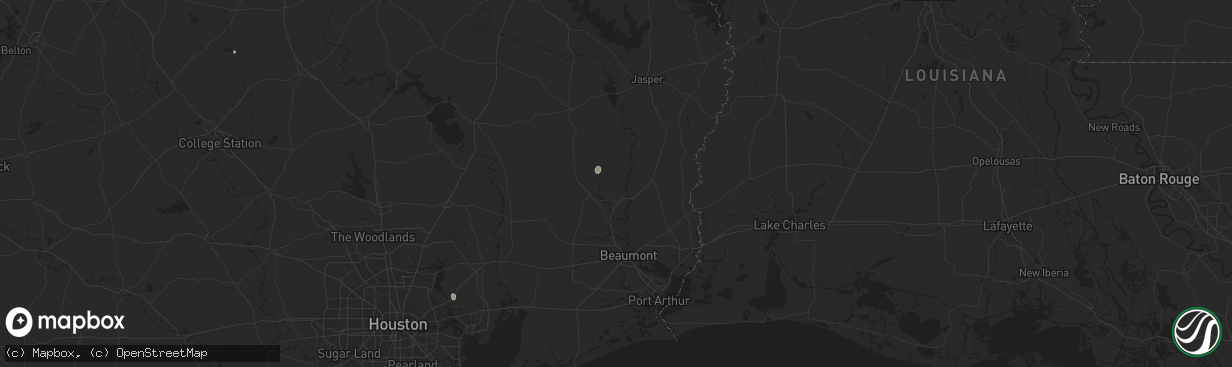 Hail map in Silsbee, TX on June 11, 2025