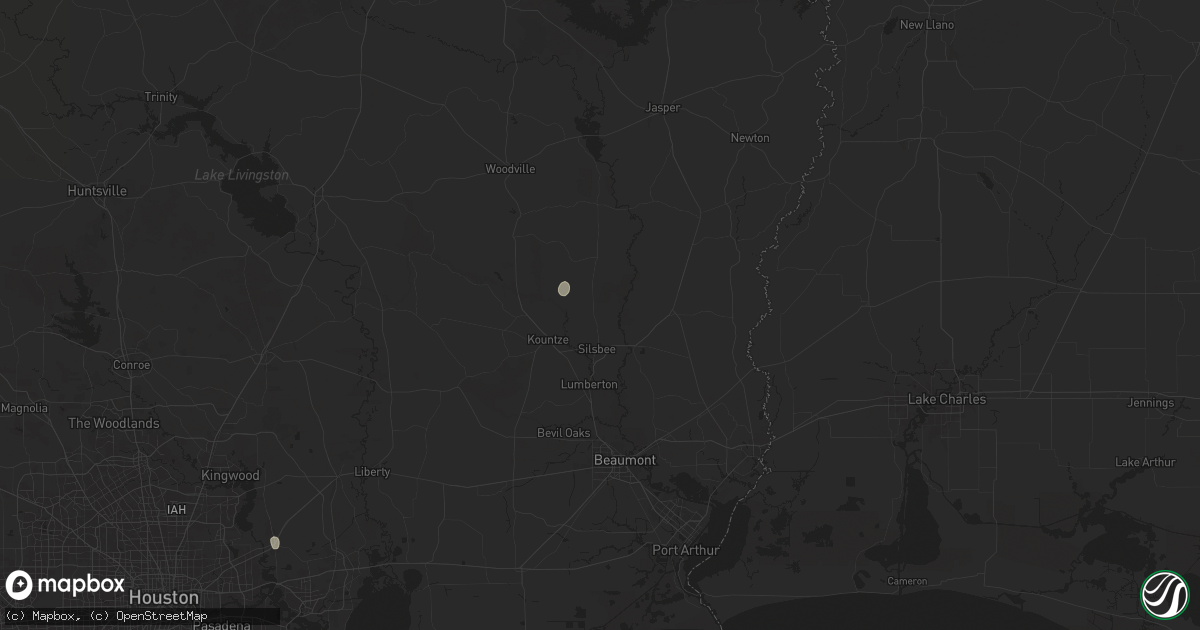 Hail map in Silsbee, TX on June 11, 2025