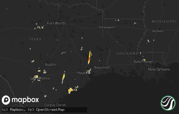 Hail map preview on 06-11-2025