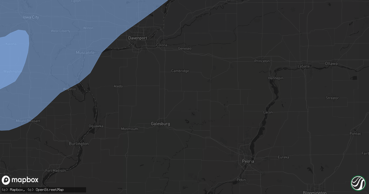 Hail map in Altona, IL on June 11, 2026