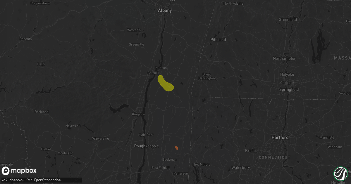 Hail map in Ancram, NY on June 11, 2026