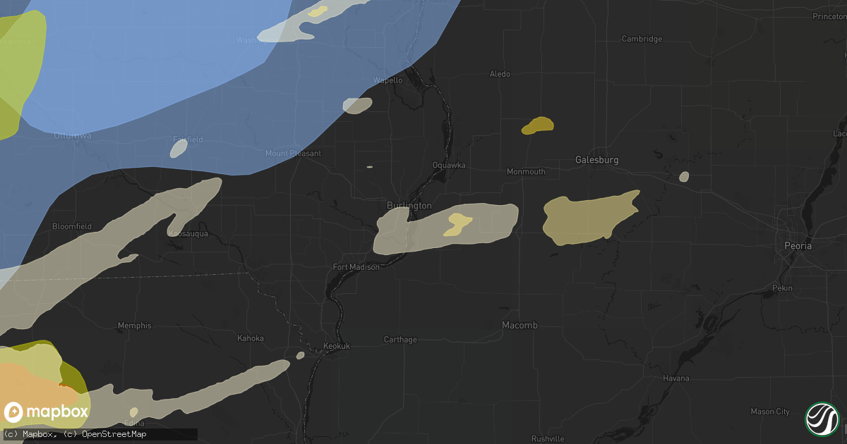 Hail map in Carman, IL on June 11, 2026