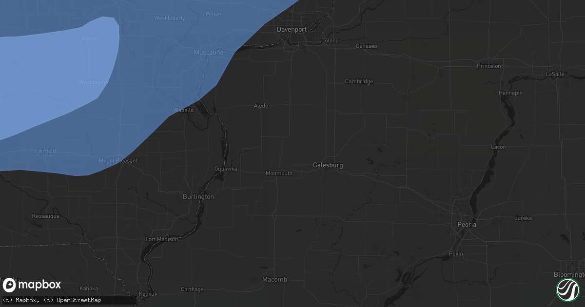 Hail map in Gerlaw, IL on June 11, 2026
