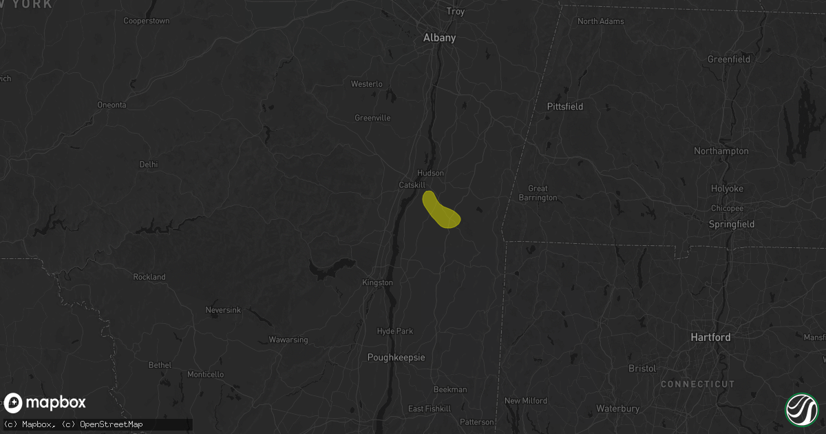 Hail map in Germantown, NY on June 11, 2026