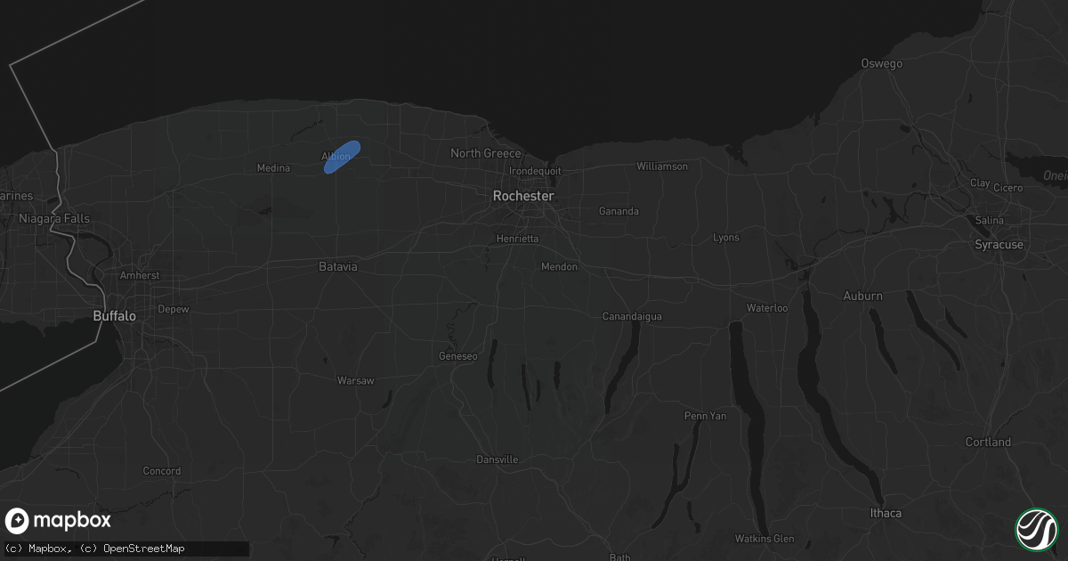 Hail map in Honeoye Falls, NY on June 11, 2026