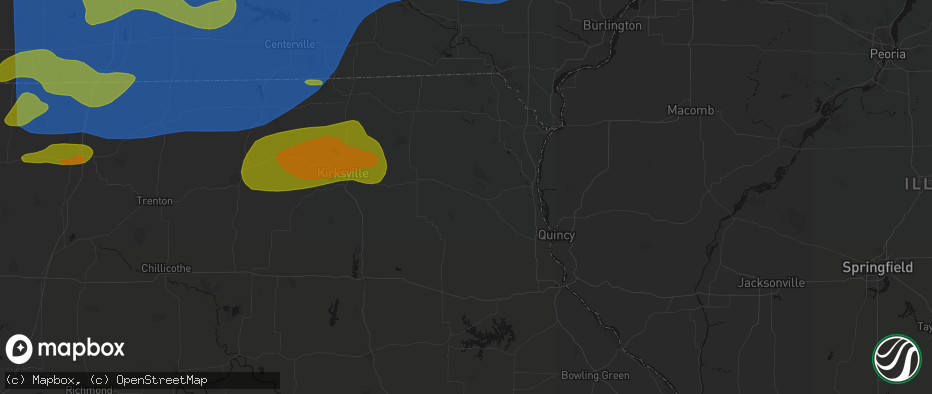 Hail map in La Belle, MO on June 11, 2026