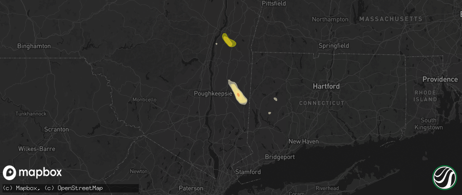 Hail map in Lagrangeville, NY on June 11, 2026