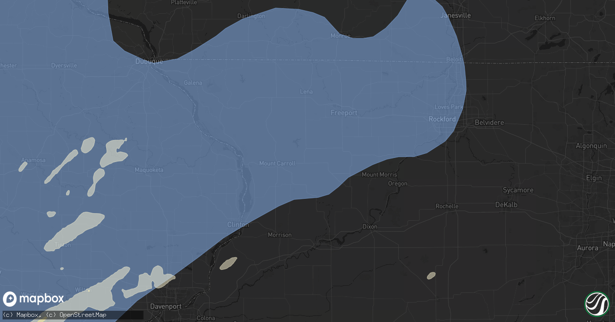 Hail map in Lanark, IL on June 11, 2026