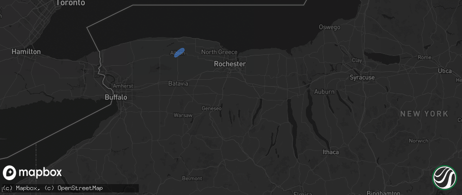 Hail map in Lima, NY on June 11, 2026